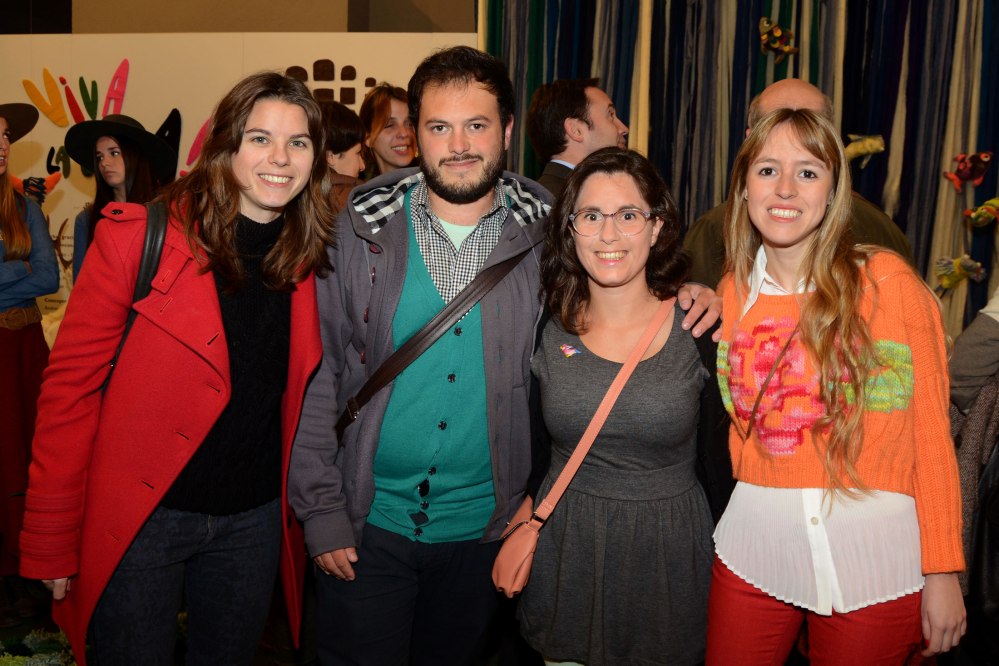 Marcela Abal, Eduardo Sganga, Tania Gazzola y Rosina Cortella.